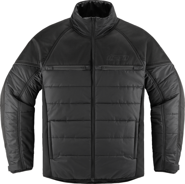 ICON Ghost Puffer Jacket - Black/Charcoal - XL 2820-6193
