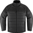 ICON Ghost Puffer Jacket - Black/Charcoal - 2XL 2820-6194