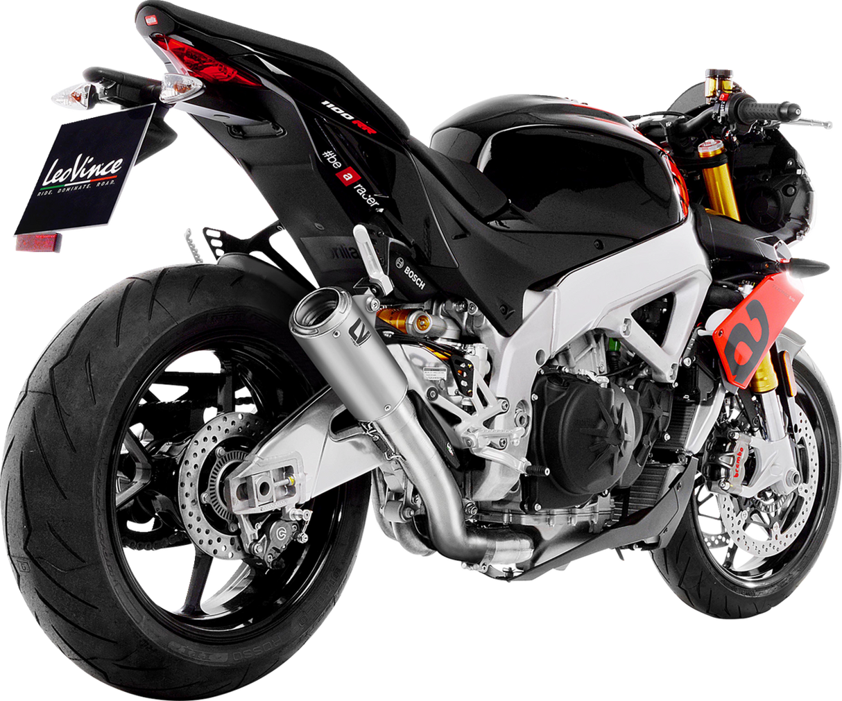 LEOVINCE LV Corsa Muffler - Titanium Aprilia RSV4 /Tuono V4 1100 RR 2021-2023 15401T