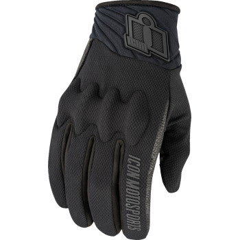Guantes ICON Anthem3™ - Negros - Pequeños 3301-4863