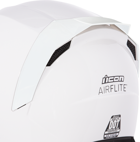 ICON Airflite™ Rear Spoiler - Rubatone White 0133-1268