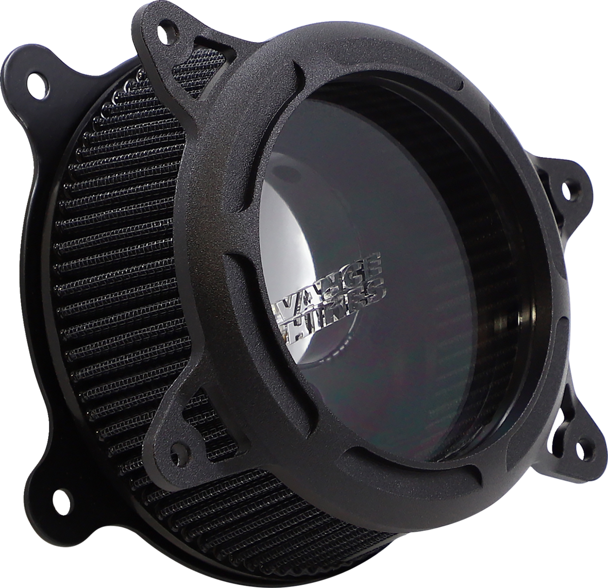 VANCE & HINES VO2 Insight Air Cleaner - M8 - Black Wrinkle Softail / Glide 2017-2024 41077