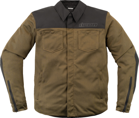 ICON Upstate Mesh CE Jacket - Green - Medium 2820-6230