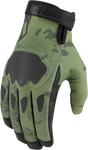 ICON Hooligan™ CE Gloves - Green Camo - Medium 3301-4403