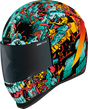 ICON Airform™ Motorcycle Helmet - Munchies - MIPS® - Blue - Large 10117043