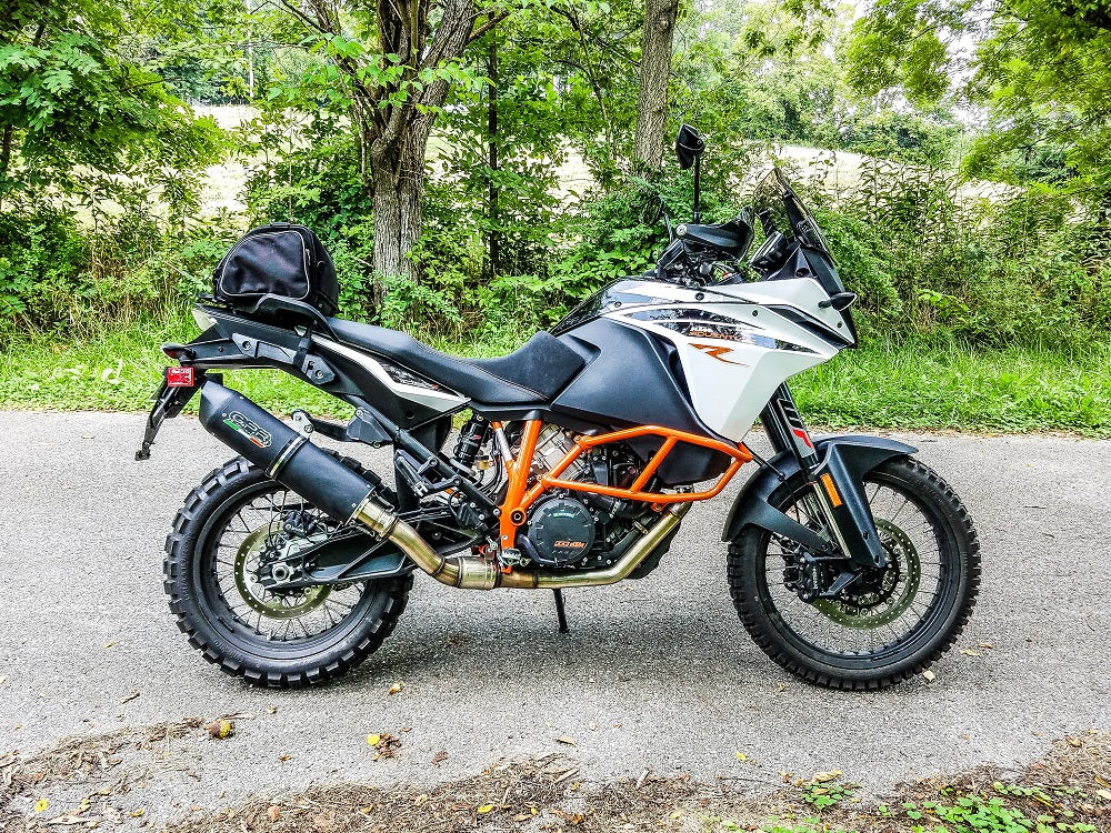 KTM LC8 Adventure 1090 2017-2020 Exhaust GPR Slip-on Furore Nero