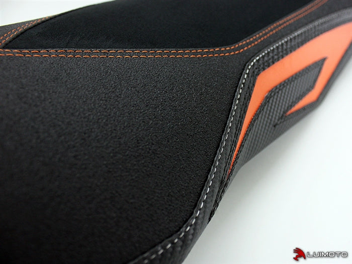 Luimoto Front Seat Cover, R Edition for KTM 690 ENDURO R SMC SMC-R 2008-2018, Dark Orange