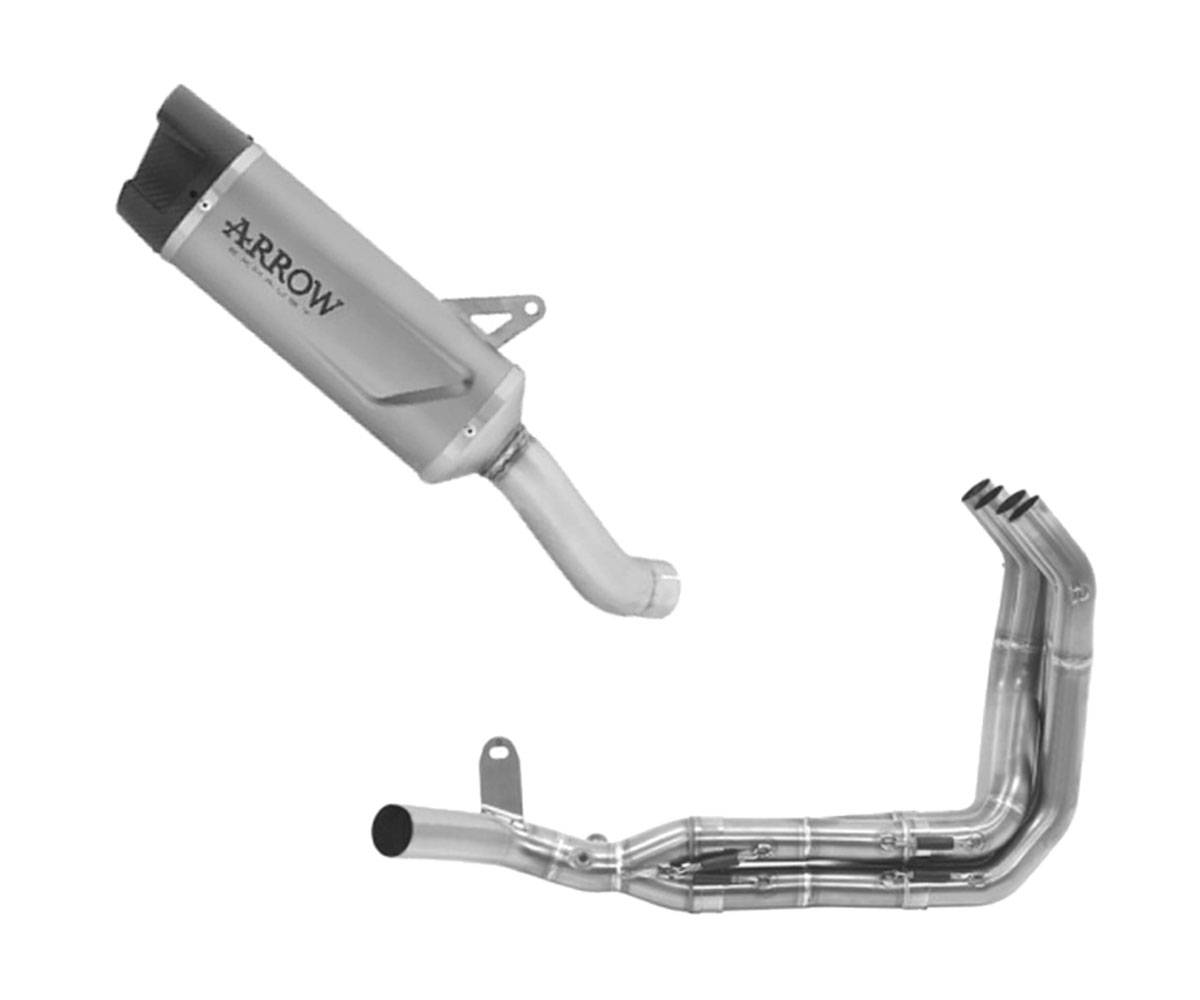 Arrow Full system with Indy Race EVO titanium silencer for Z 900 2025 71986PK - 71799MI