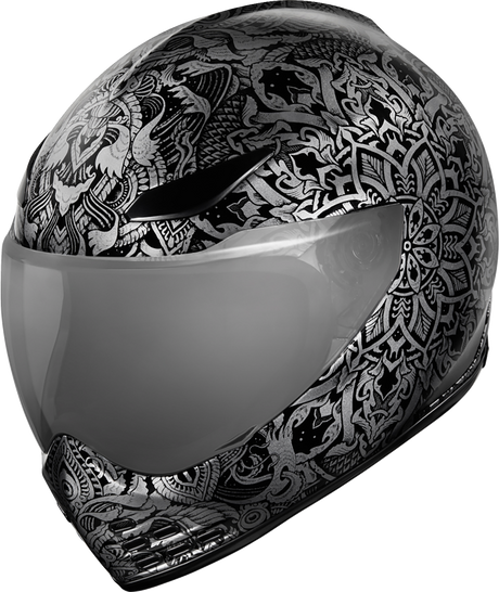 ICON Domain™ Motorcycle Helmet - Gravitas - Black - 3XL 0101-14964