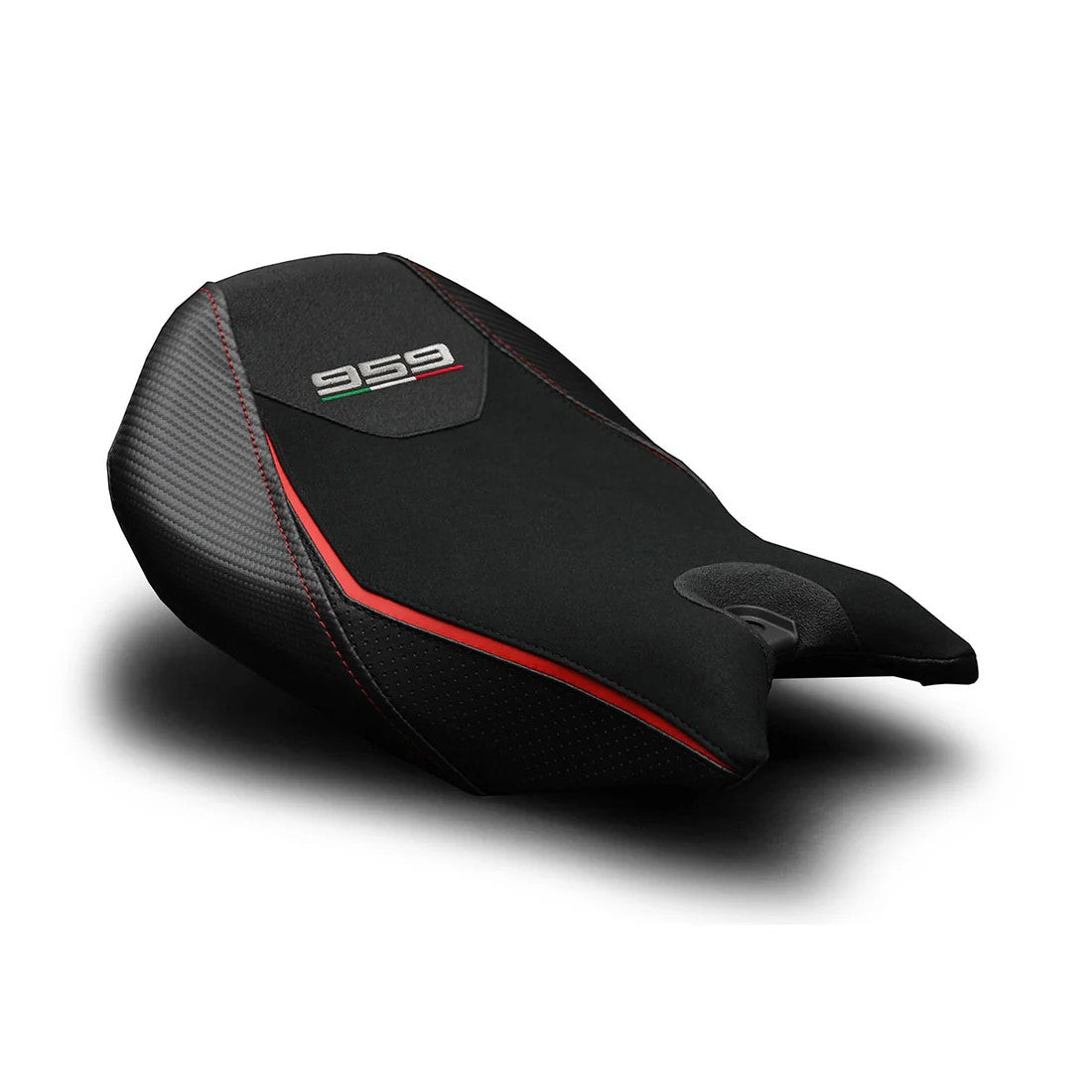 Luimoto Front Seat Cover, Veloce Edition for Ducati Panigale 959 2016-2019, Red Stitching