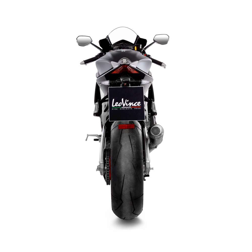 LEOVINCE LV-10 Black Edition Muffler - RSV4/Tuono 2017-2019 15234B