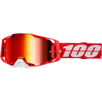 100% Armega Goggles - C-Bad - Red Mirror 50005-00028