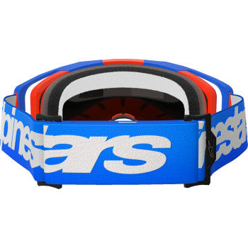 ALPINESTARS Goggles Vision 8 Goggles - Wordmark - Blue/Orange - Red Mirror 5101325-7303