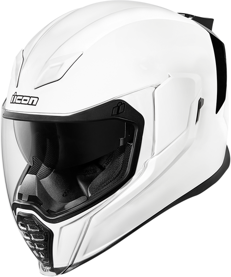 OPEN BOX NEW ICON Airflite™ Motorcycle Helmet - Gloss - White - Large 0101-10864