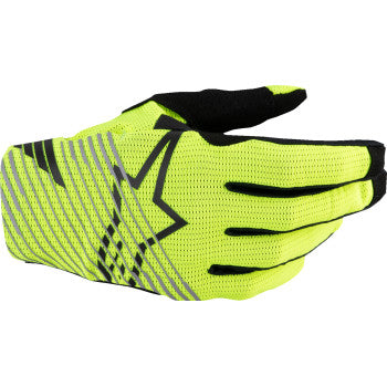ALPINESTARS Radar Pro MX Gloves - Fluo Yellow - Large 3560325-55-L