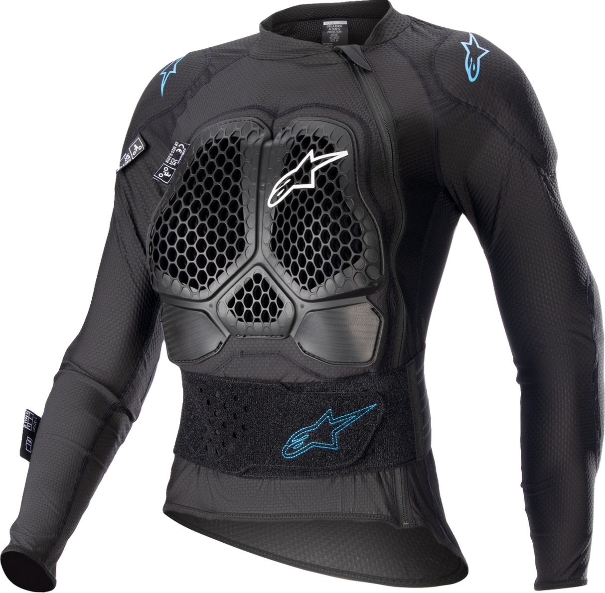 ALPINESTARS Women Stella Bionic Action V2 Protection Jacket - Black/Cream - Small 6516823-1079-S