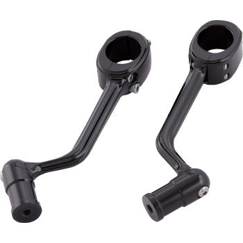 ARLEN NESS Forged Highway Peg Mounts - Black 400-043