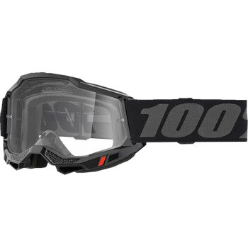 100% Accuri 2 OTG Goggles - Black - Clear 50018-00006