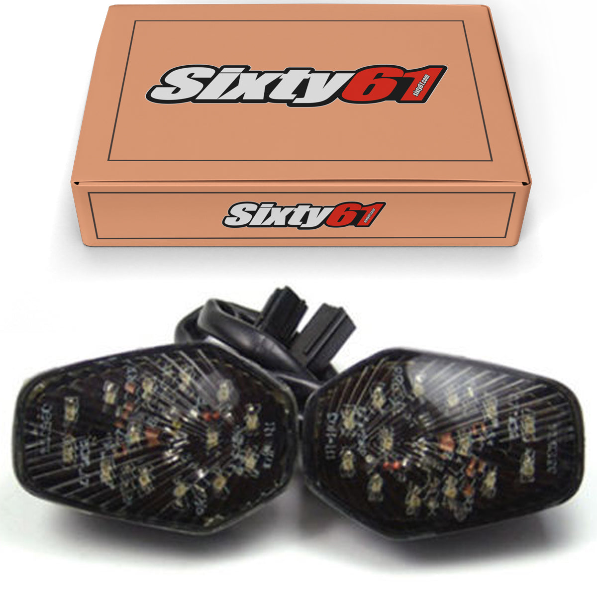 Hayabusa 1999-2007; Suzuki GSXR600 / 750 (2001-2005); GSXR 1000 (2001-2004) LED Flush Mount Turn Signal - Smoke
