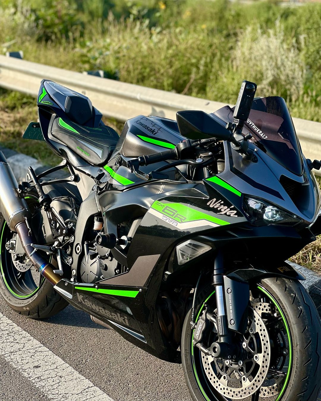 Kawasaki Ninja ZX6R 2019-2025 Seat Cover Tappezzeria Italia Comfort in Green