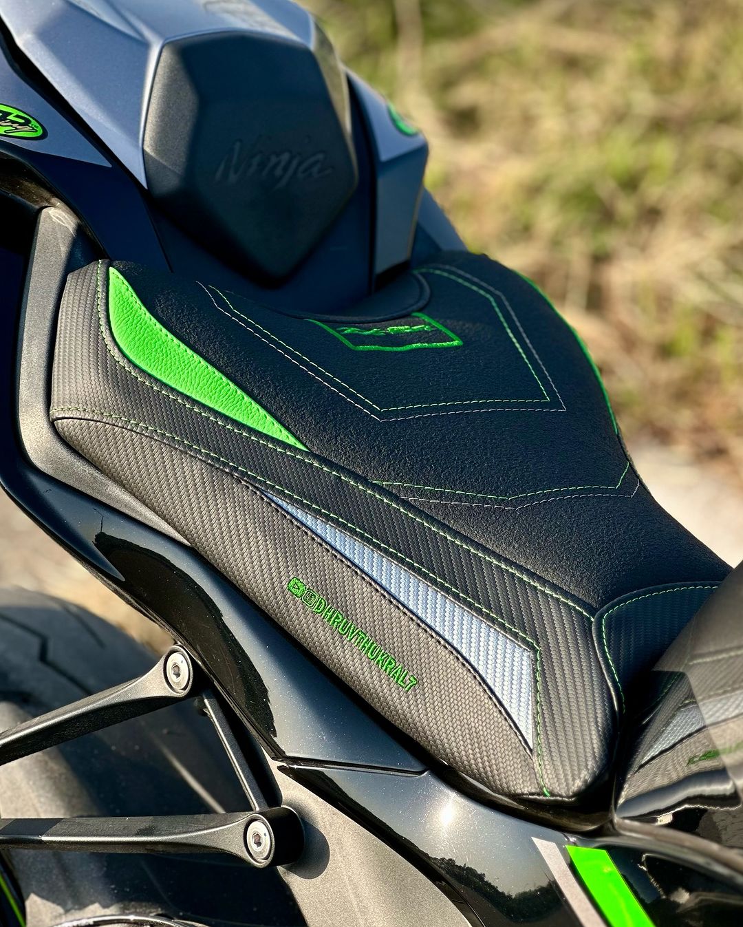 Kawasaki Ninja ZX6R 2019-2025 Seat Cover Tappezzeria Italia Comfort in Green