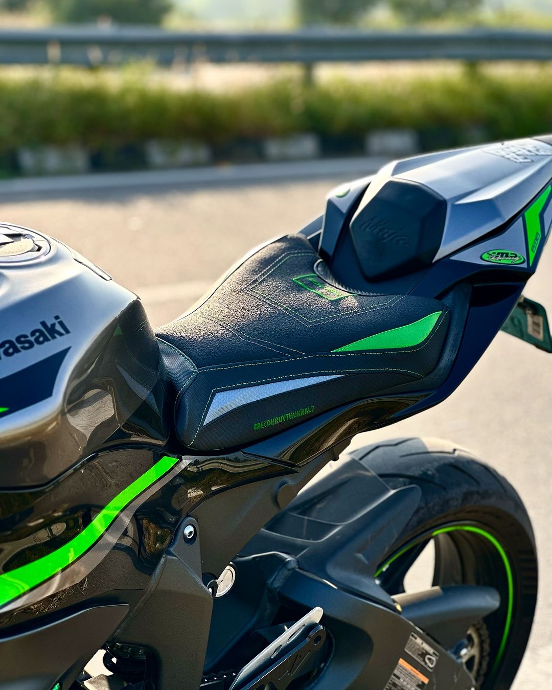 Kawasaki Ninja ZX6R 2019-2025 Seat Cover Tappezzeria Italia Comfort in Green