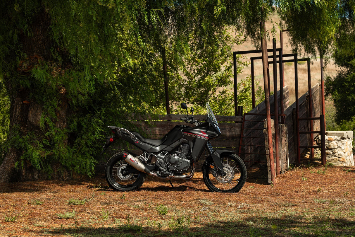 Escape Yoshimura Honda Transalp 2024 RS-12 de acero inoxidable 12755BS520