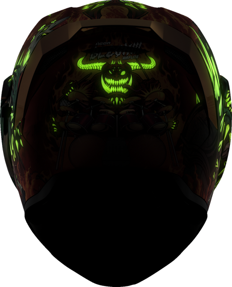 ICON Airflite™ Motorcycle Helmet - Blegh - MIPS® - Red - Large 0101-16923