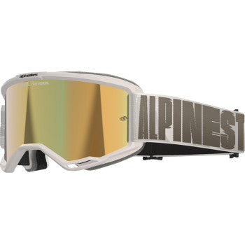 ALPINESTARS Goggles Vision 5 Goggles - Hollow - Wind - Gold Mirror 5102225-7311