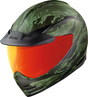 ICON Domain™ Motorcycle Helmet - Tiger's Blood - Green - Small 0101-14924
