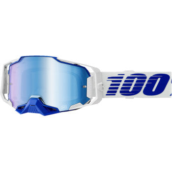 100% Armega Goggles - Blue - Blue Mirror 50005-00031