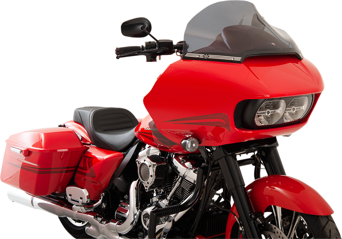 Klock Werks Flare™ Windshield for Harley Davidson Road Glide FLTR Models 2015-2024, 14" (35.5 CM) Dark Smoke KWW-01-0317