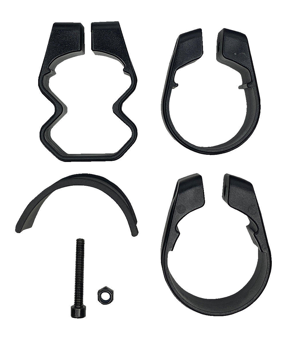 Espejo MOOSE UTILITY - Elite Pro - Vista lateral - Octágono - Negro MEMIRKIT-ES2CCS