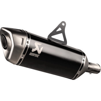 AKRAPOVIC Slip-On Line Muffler - Titanium - Black XL750 Transalp 2023 S-H7SO6-HRTBL