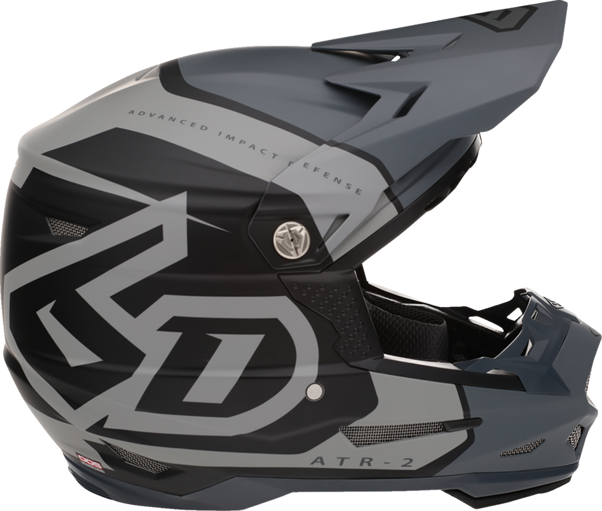 6D ATR-2 Motorcycle Helmet - Torque - Charcoal - Small 12-3205