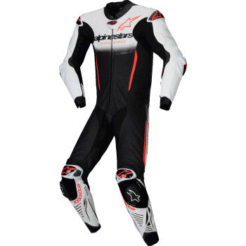 ALPINESTARS GP-R7 1-PC Leather Suit - White/Black/Red - US 38 / EU 48 3150125-233-48