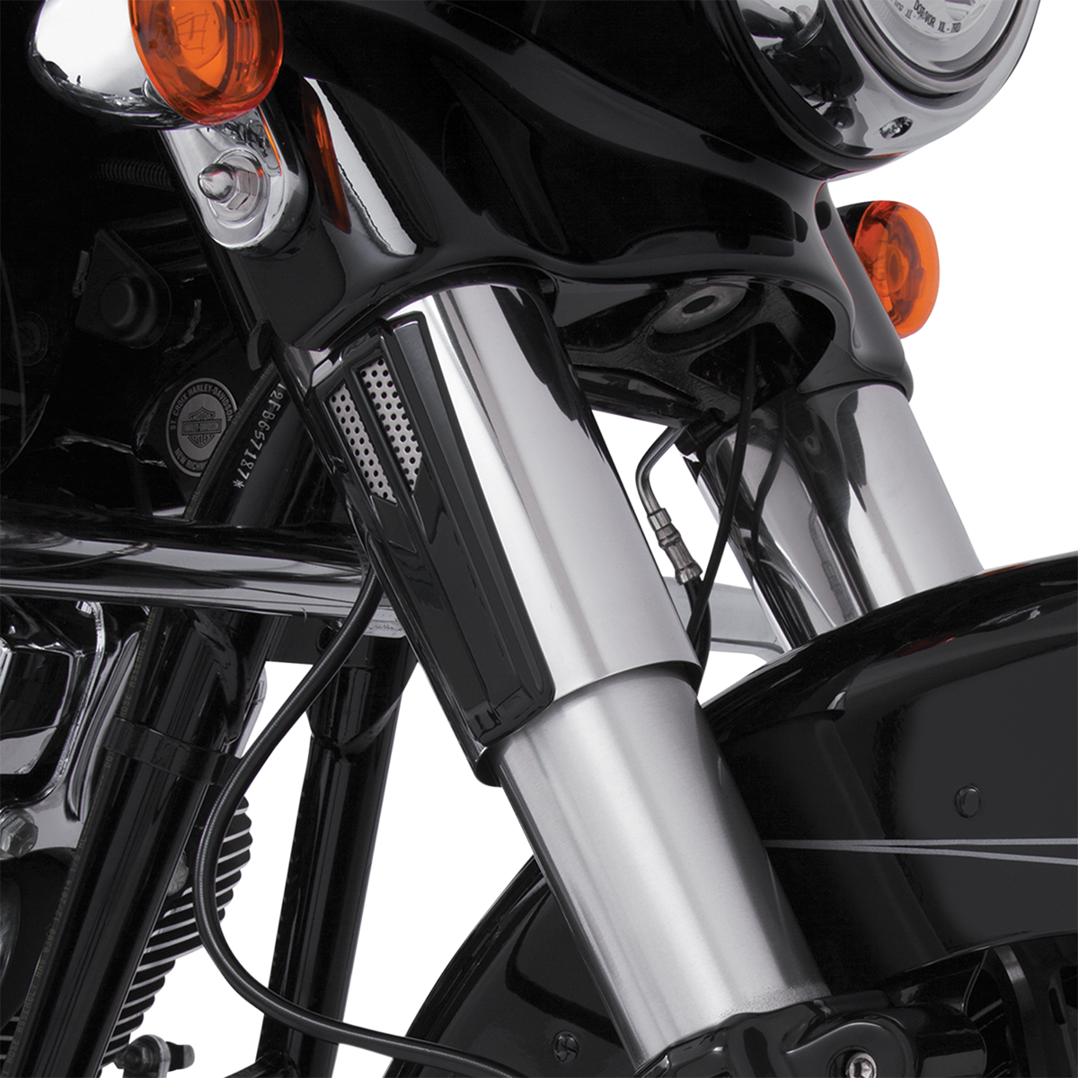 CIRO Upper Fork Tin Accents - Gloss Black 43011