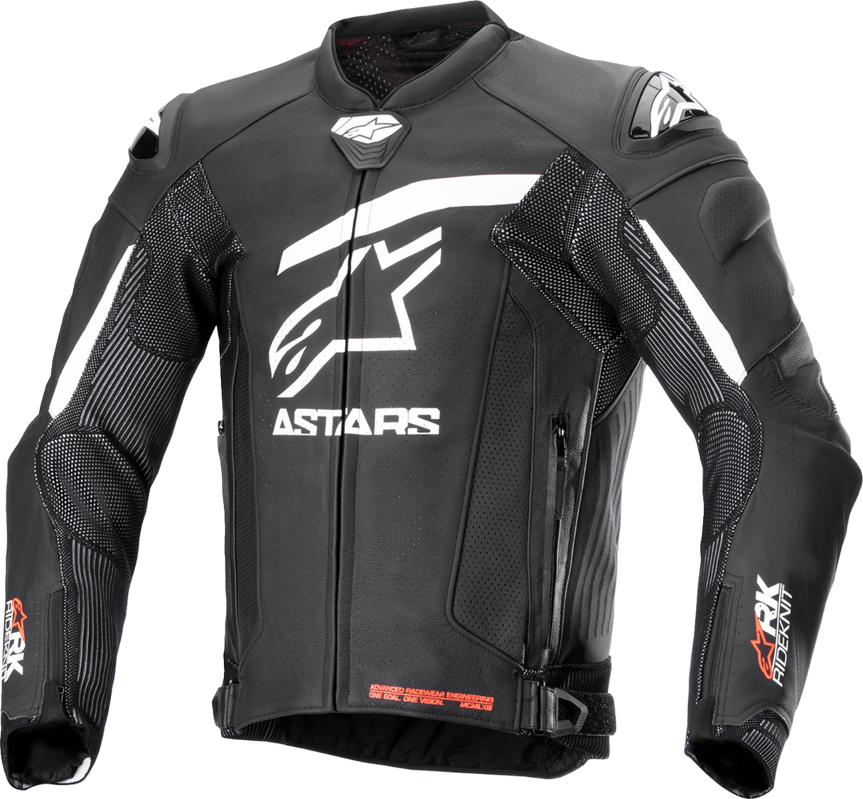 ALPINESTARS GP Plus R v4 Rideknit® Leather Jacket - Black/White - 52 3100324-12-52