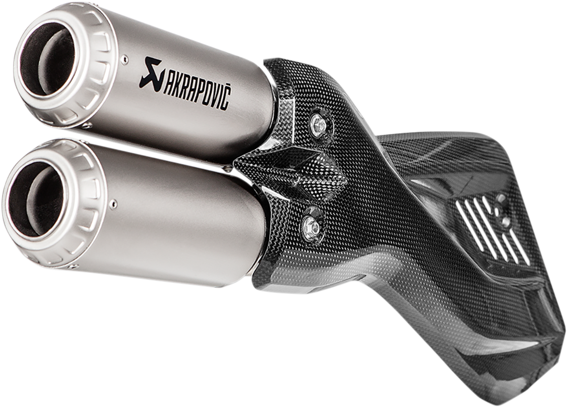 AKRAPOVIC Titanium Mufflers Multistrada 950 / 1200 2017-2020 S-D9SO10-HIFFT 1811-3425