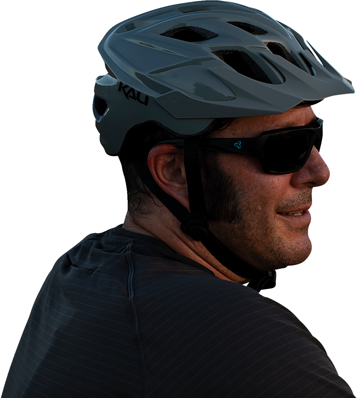 KALI Chakra Solo Bicycle Helmet - Gloss Gray - L/XL 0221222127