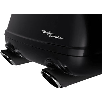 VANCE & HINES Twin Slash Slip-On Mufflers - Black Freewheeler 2017-2024 /Road Glide 3 FLTRT 2023-2024 46796