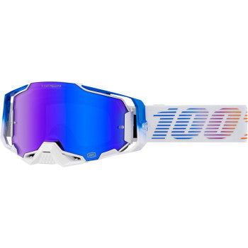 100% Armega Goggles - Neo - HiPER Blue Mirror 50003-00011