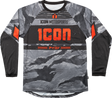 ICON Tiger’s Blood Jersey - Gray Camo - 2XL 2824-0095