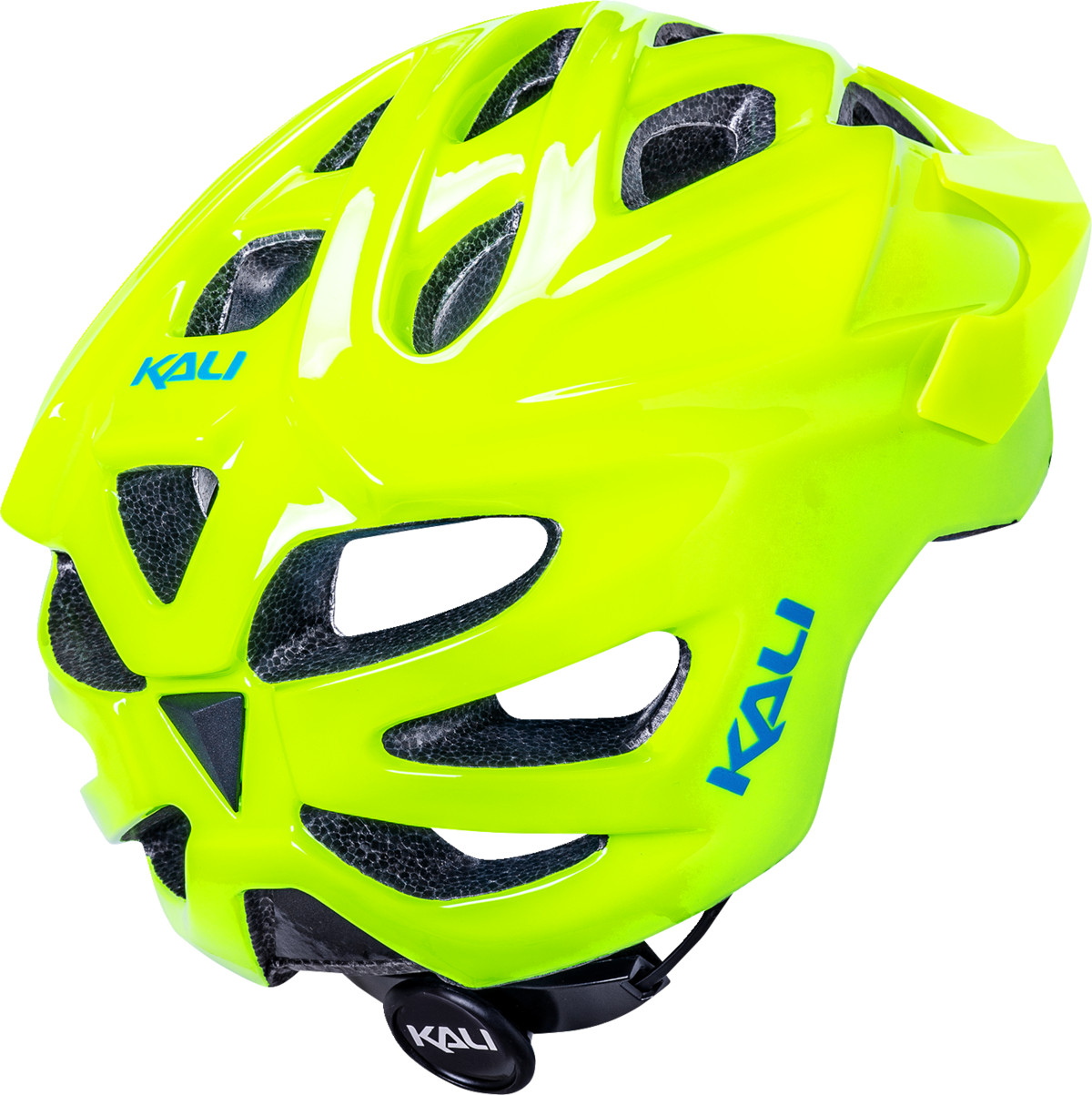 KALI Youth Chakra Bicycle Helmet - Gloss Neon Yellow 0220922122