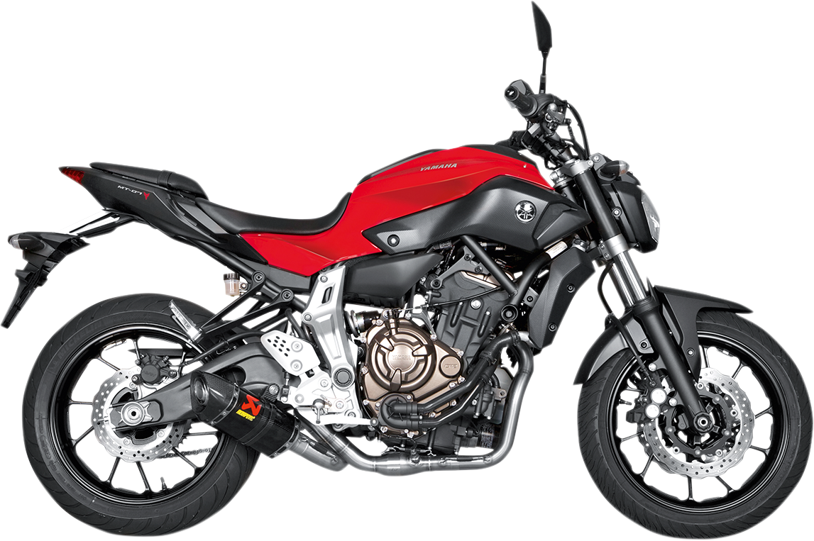 AKRAPOVIC Stainless Steel/Carbon Fiber Race Exhaust MT-07/FZ-07 2016-2023 S-Y7R2-AFC 1810-2226