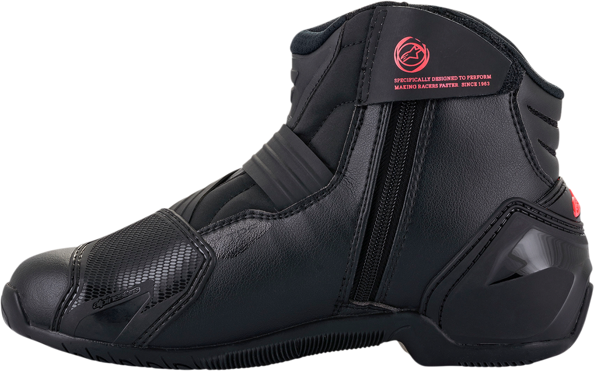 ALPINESTARS Women Stella SMX-1R V2 Boots - Black/Pink - US 8 / EU 39 2224621-1839-39