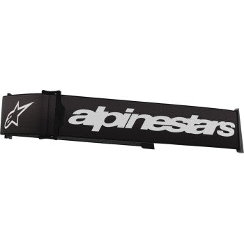 ALPINESTARS Goggles Supertech Goggles Strap - Black/White  9400125-12