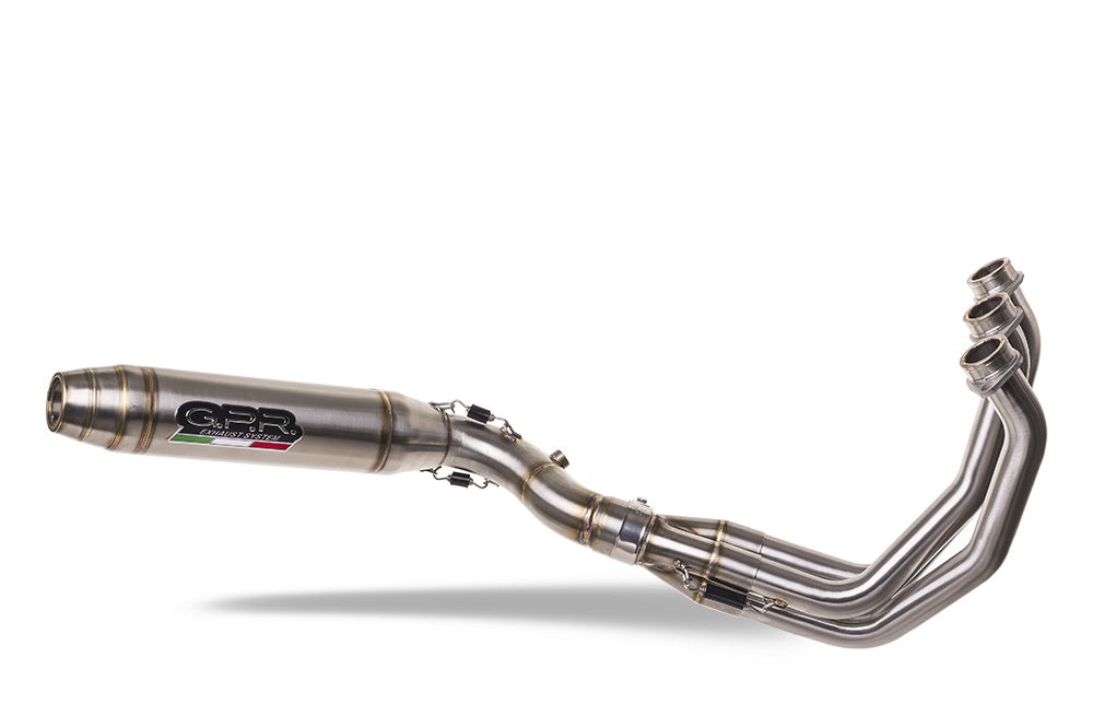 Triumph Trident 660 2021-2024 Exhaust GPR Full System Deeptone Inox
