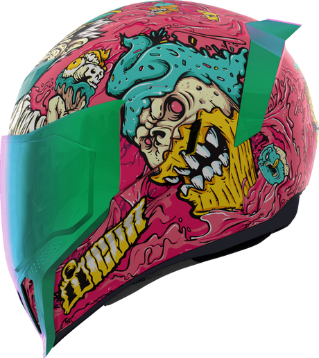 ICON Airflite™ Motorcycle Helmet - Snack Attack - MIPS® - Pink - Small 0101-16924