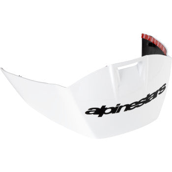 ALPINESTARS Supertech R10 Helmet Spoiler - Race - Gloss White 8951724-0217